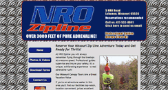 Desktop Screenshot of nrozipline.com